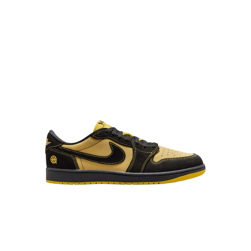 Air Jordan 1 Retro Low OG Quai 54 Black Tour Yellow Red