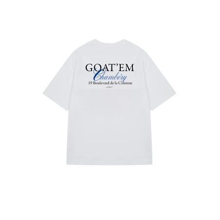T-Shirt White Goat'em Equipe