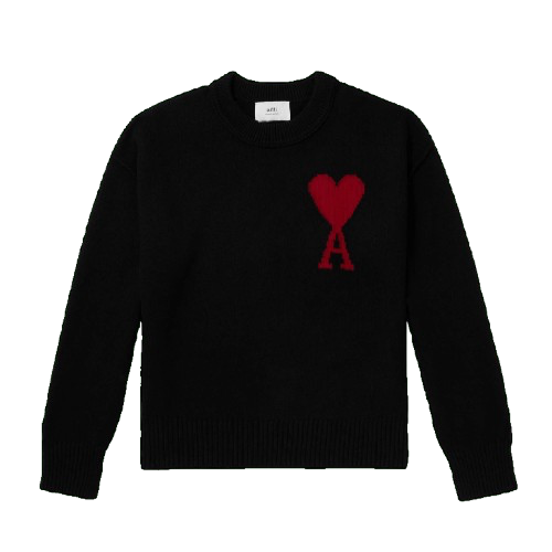 Pull Ami Paris Blanc a...