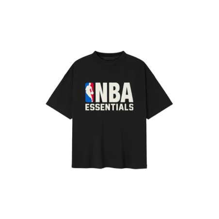 Fear of God Essentials NBA Black White T-Shirt