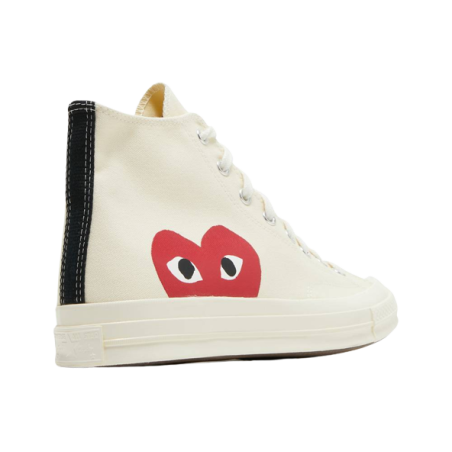 Converse Chuck Taylor All-Star 70s Hi Comme des Garçons PLAY White