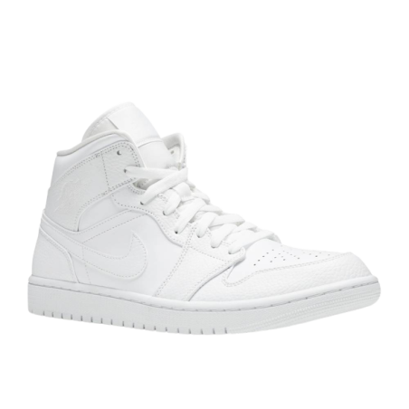 Air Jordan 1 Mid Triple White