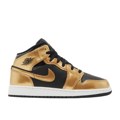 Air Jordan 1 Mid Metallic Gold