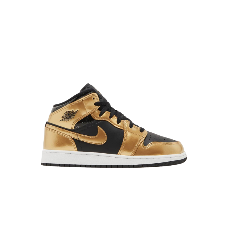 Air Jordan 1 Mid Metallic Gold