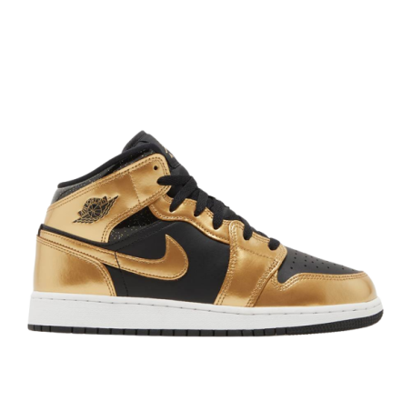 Air Jordan 1 Mid Metallic Gold