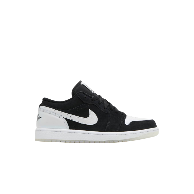 Air Jordan 1 Low Black White Diamond