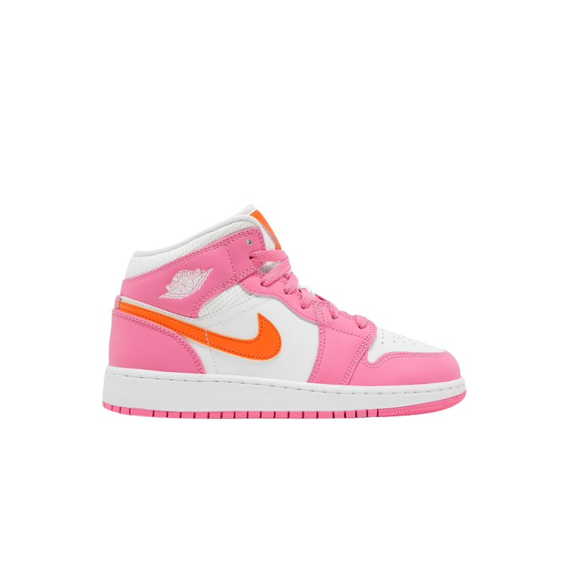 Air Jordan 1 Mid Pinksicle Safety Orange