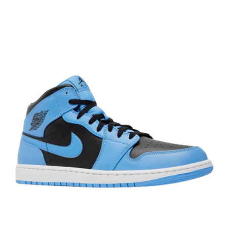 Air Jordan 1 Mid University Blue Black