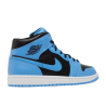 Air Jordan 1 Mid University Blue Black